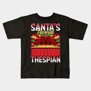 Santa's Favorite Thespian Kids T-Shirt